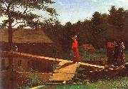 Winslow Homer The Morning Bell Germany oil painting reproduction